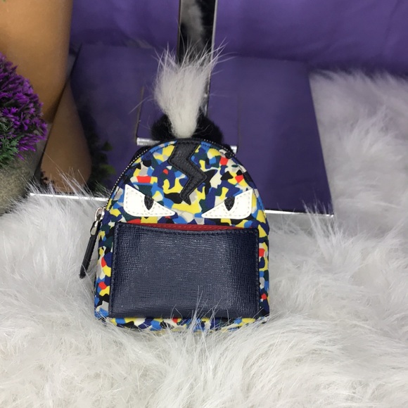 Fendi Mini Zaino Backpack Bag Charm - Picture 3 of 11